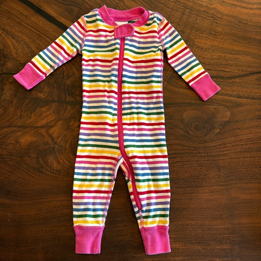 Hanna Andersson stripe romper